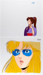 City Hunter, Set of 2, Original Japanese Anime Cel: Series: City Hunter Studio: Sunrise Date: 1987-1999 Ref: DGMA007