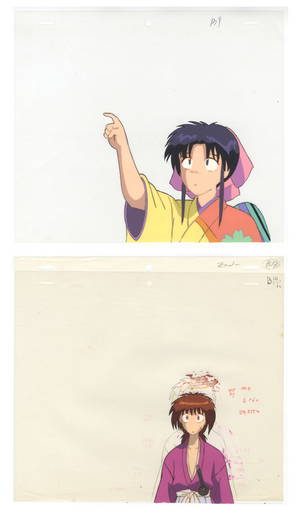 Original Hajime no Ippo Anime Cel (set of 2)