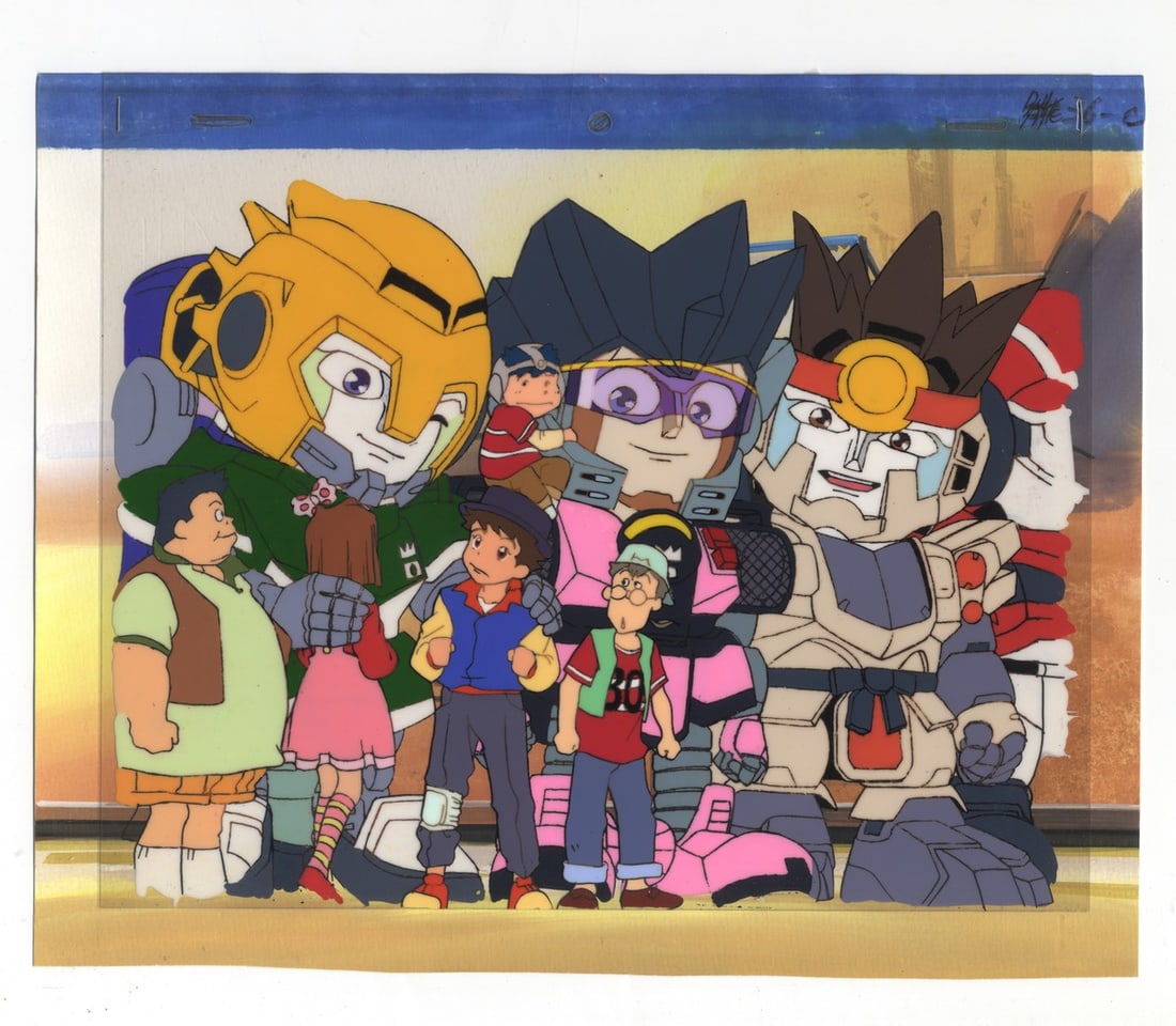 Shippu! Iron Leaguer, Original Anime Production Cel (1 of 3)