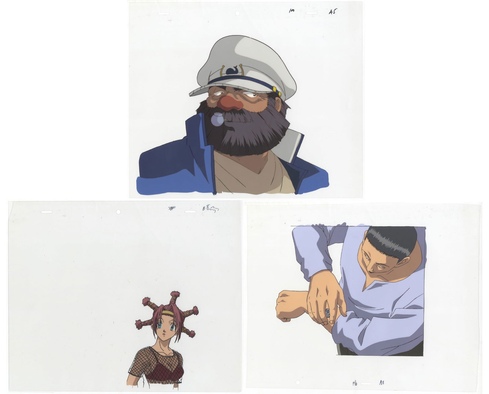 Set of 3 cels, Hunter x Hunter, Anime Production Cel (1 of 11)