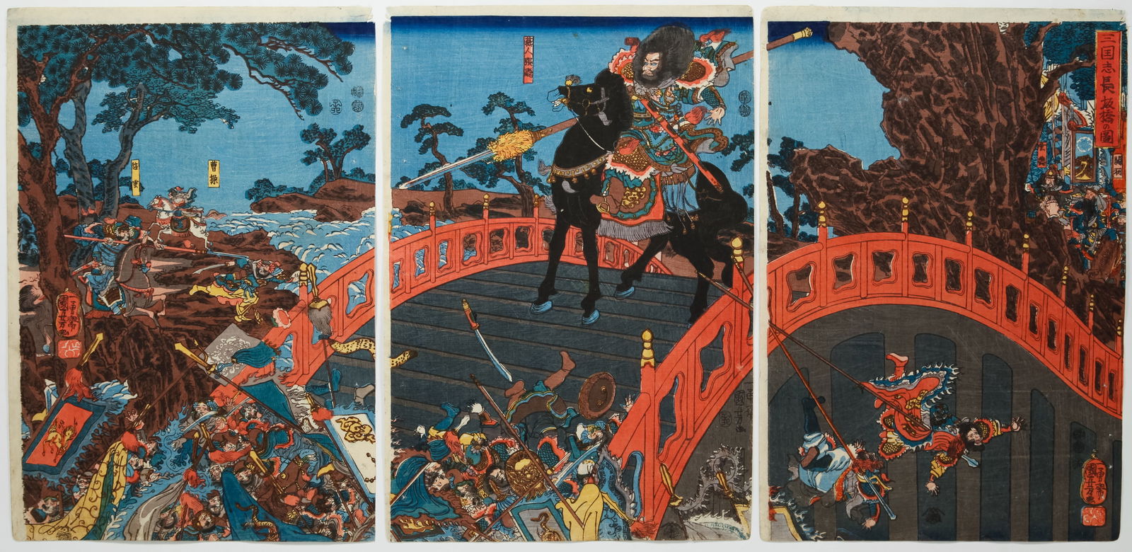 Kuniyoshi Utagawa, Three Kingdoms, Musha-e (1 of 2)