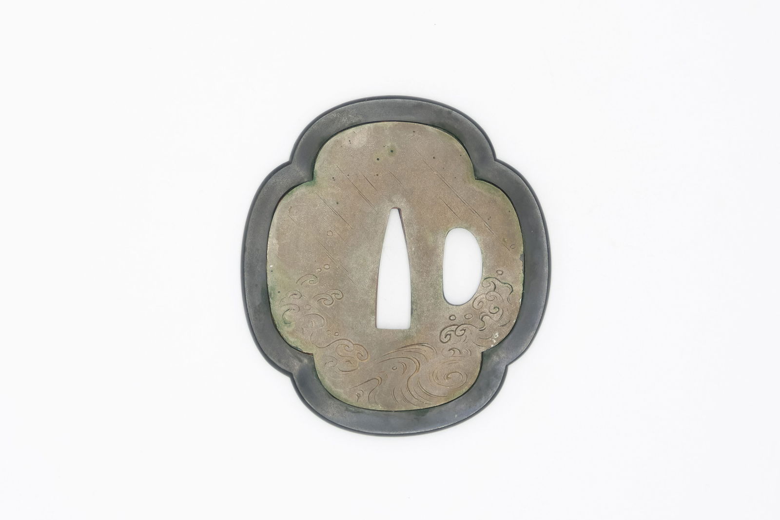 Tsuba signed Yasuchika, Dragon Design, 19th-Century (1 of 4)