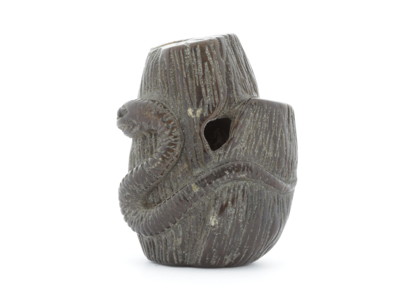 Wooden Netsuke, Snakes, Japanese Woodwork, 19th-Century (1 of 5)