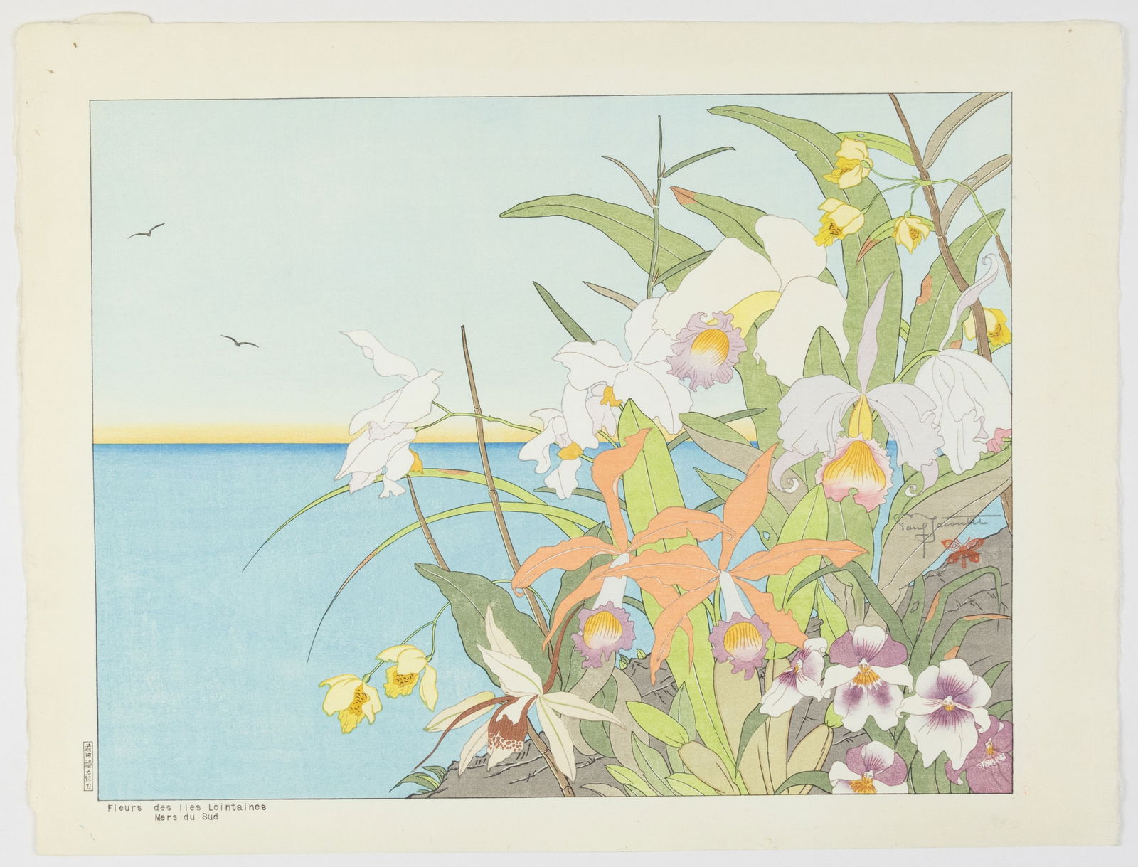 Paul Jacoulet, Fleurs des Iles Lointaines, Flower Print (1 of 2)