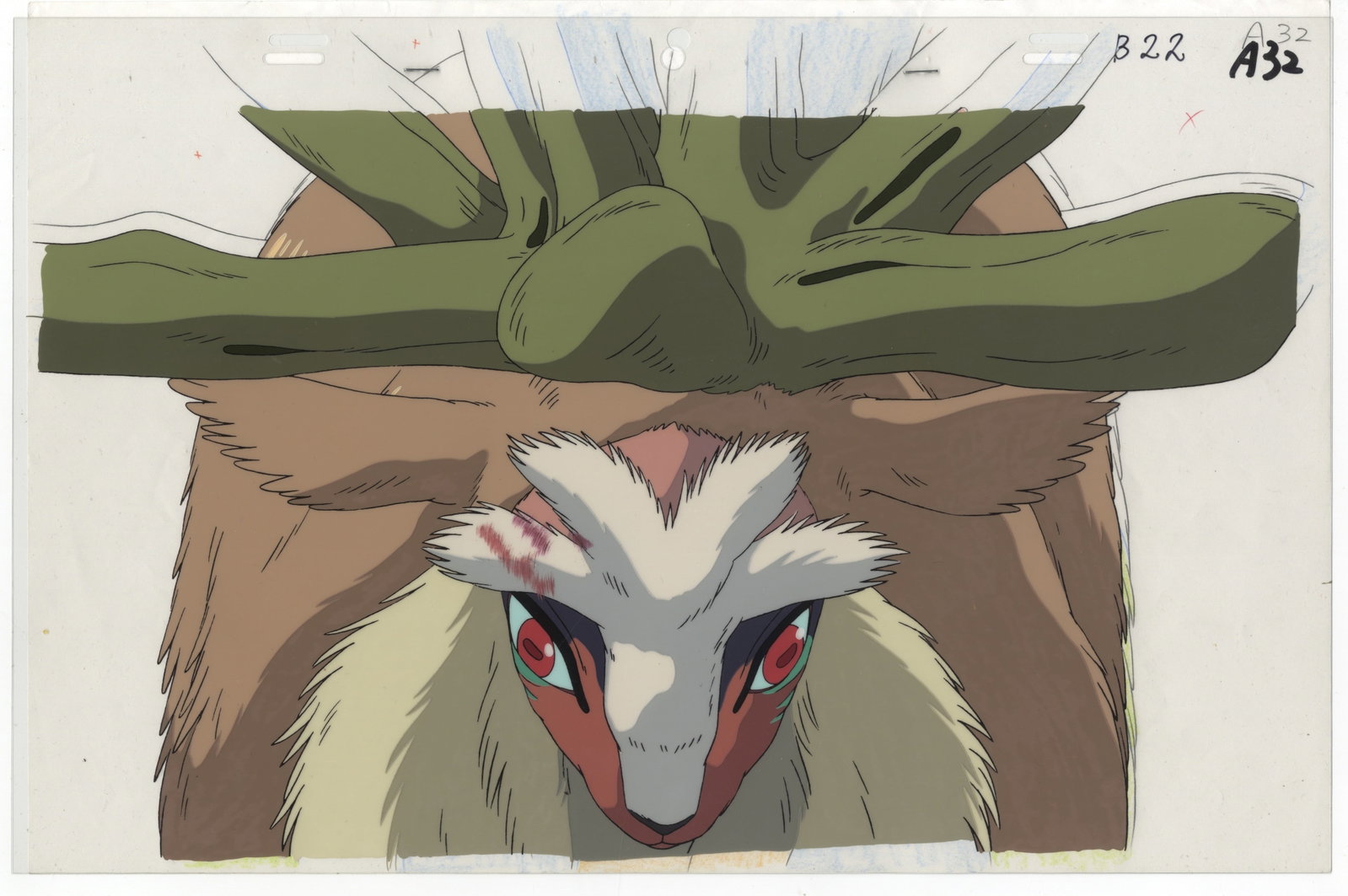Princess Mononoke, Studio Ghibli Cel, Hayao Miyazaki (1 of 2)