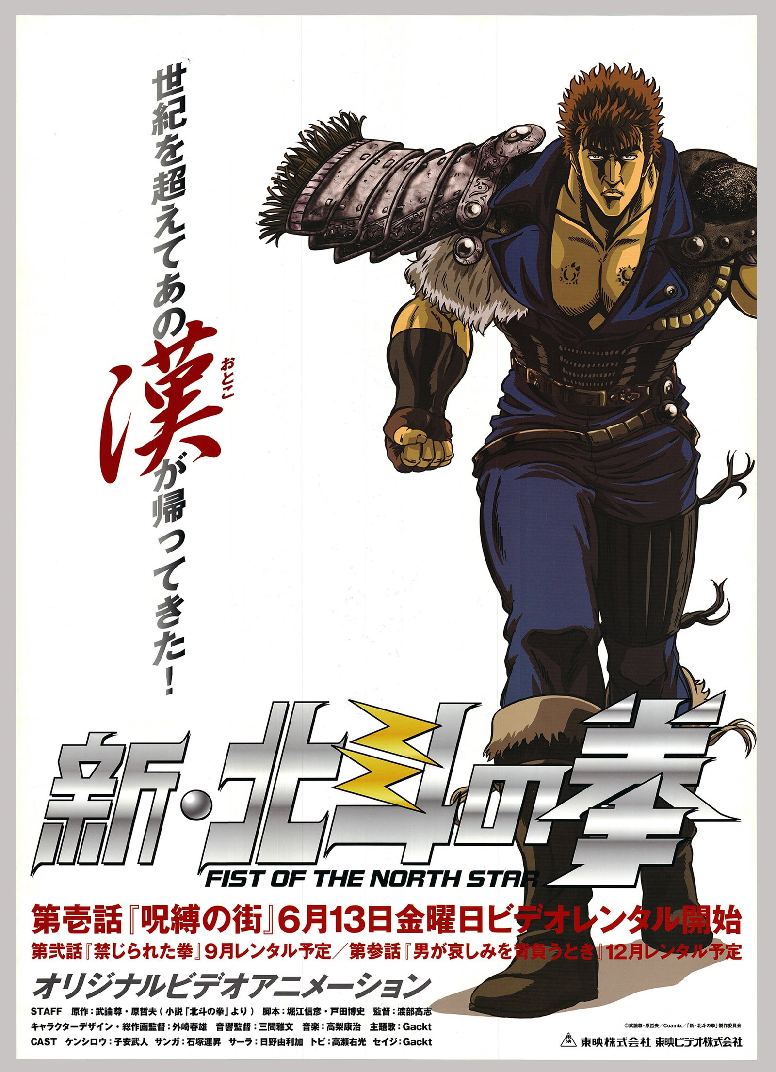 Vintage Fist of the North Star OVA Anime Poster (1 of 1)