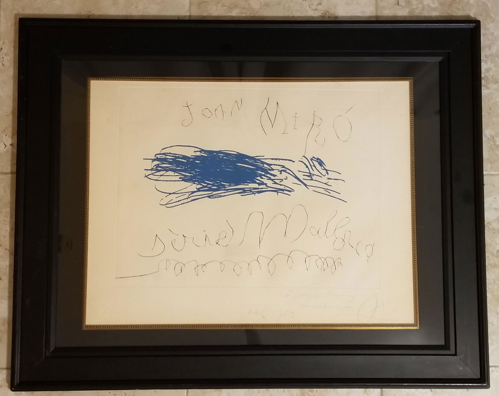 Joan Miro (1893-1983) Original Engraving and Aquatint (1 of 10)