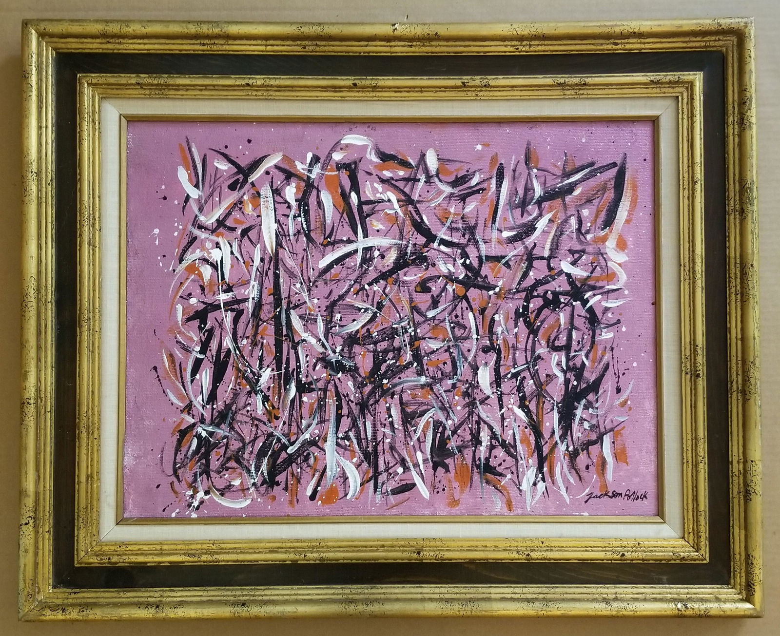 Jackson Pollock Oil Board (1 of 3)