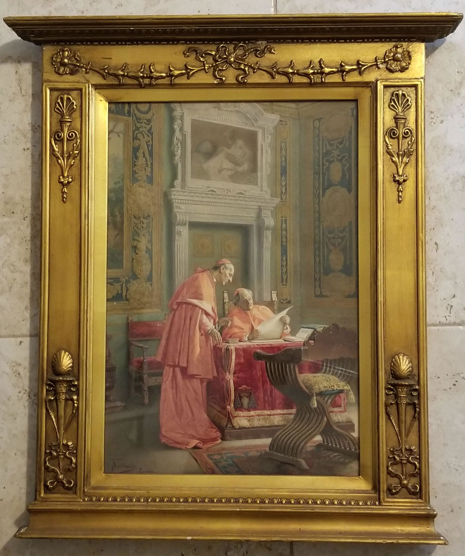 Francesco Ballesio Original "Important News" Louis XV (1 of 9)