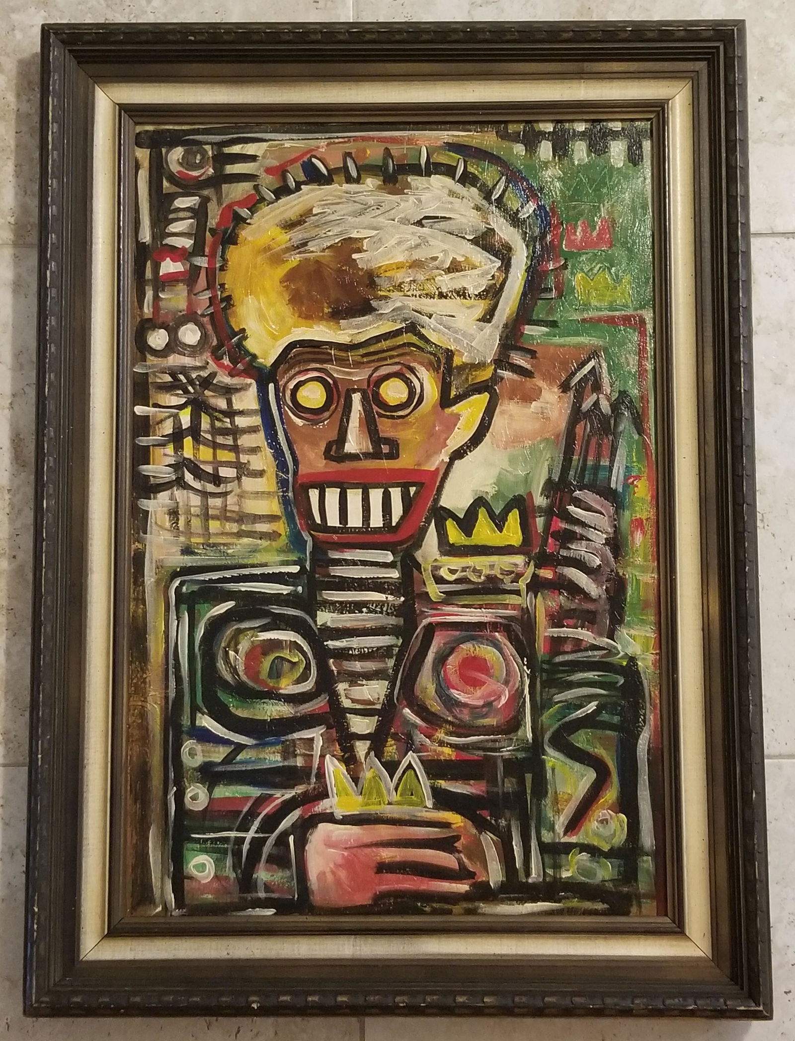 Jean-Michel Basquiat Oil Canvas (1 of 7)