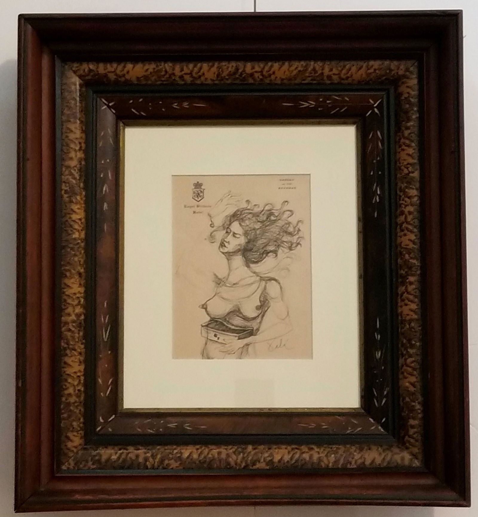 Salvador Dali Ink on Paper (1 of 3)