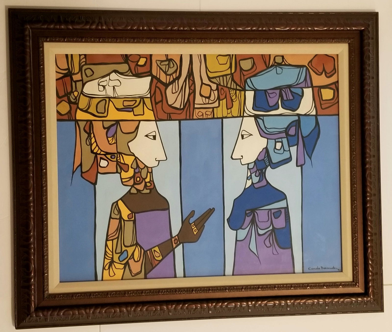 Cundo Bermudez 1991 Gouache (1 of 4)