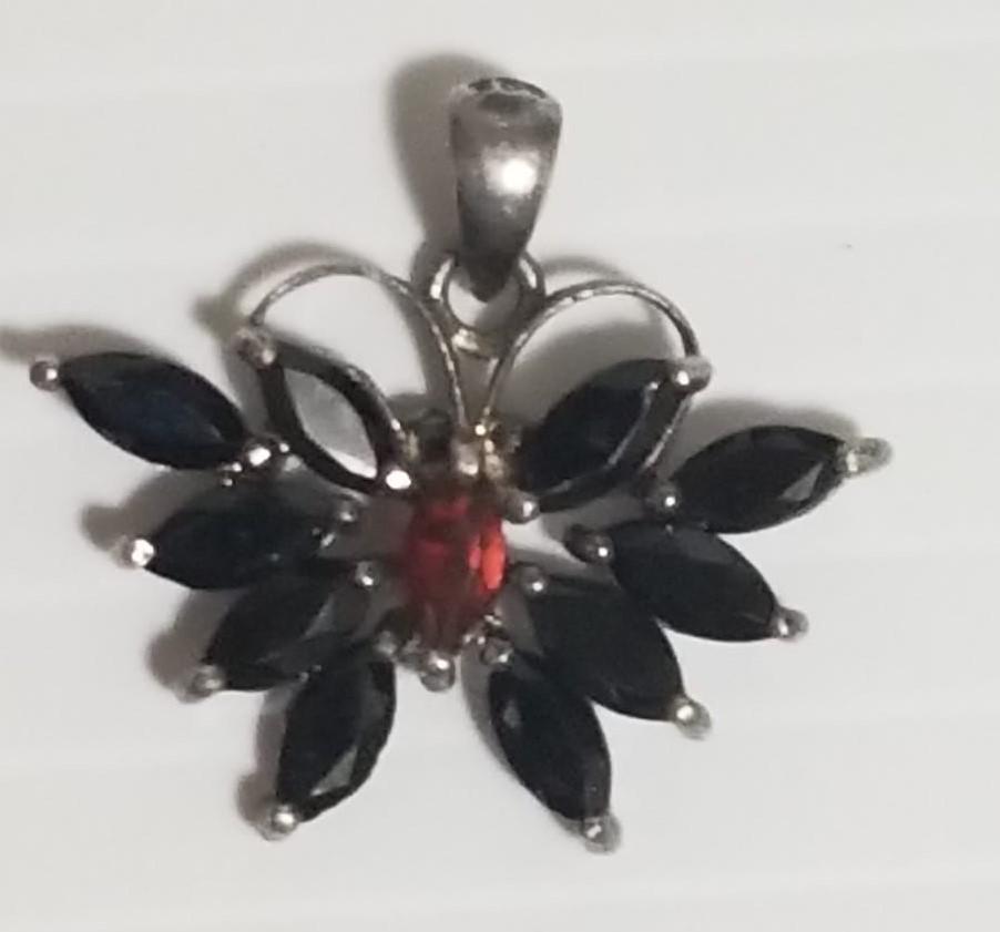 Nice Butterfly Stone Pendant (1 of 3)