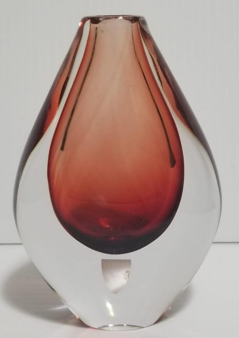 Orrefors Sweeden Crystal Vase Signed (1 of 3)