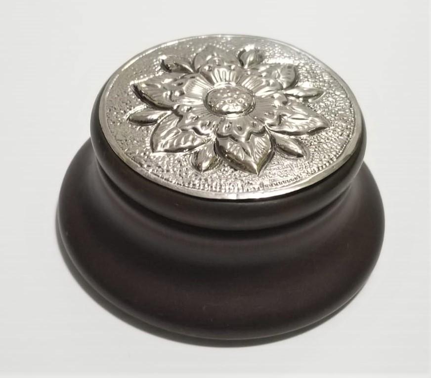 925 Sterling Silver Black Velvet Wood Box (1 of 5)