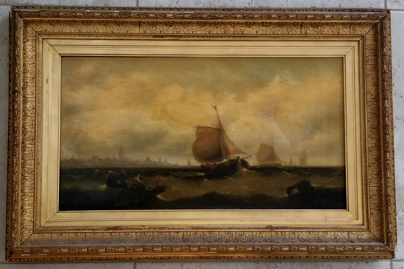 Franklin Briscoe Antique Oil Canvas (1 of 5)