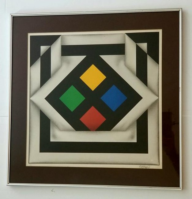 Omar Rayo Original Lithograph (1 of 2)