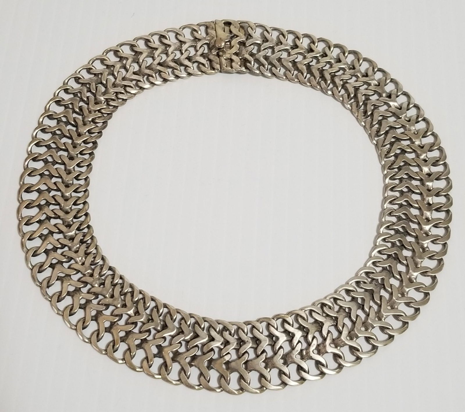 Amazing 925 Sterling Choker Necklace (1 of 3)