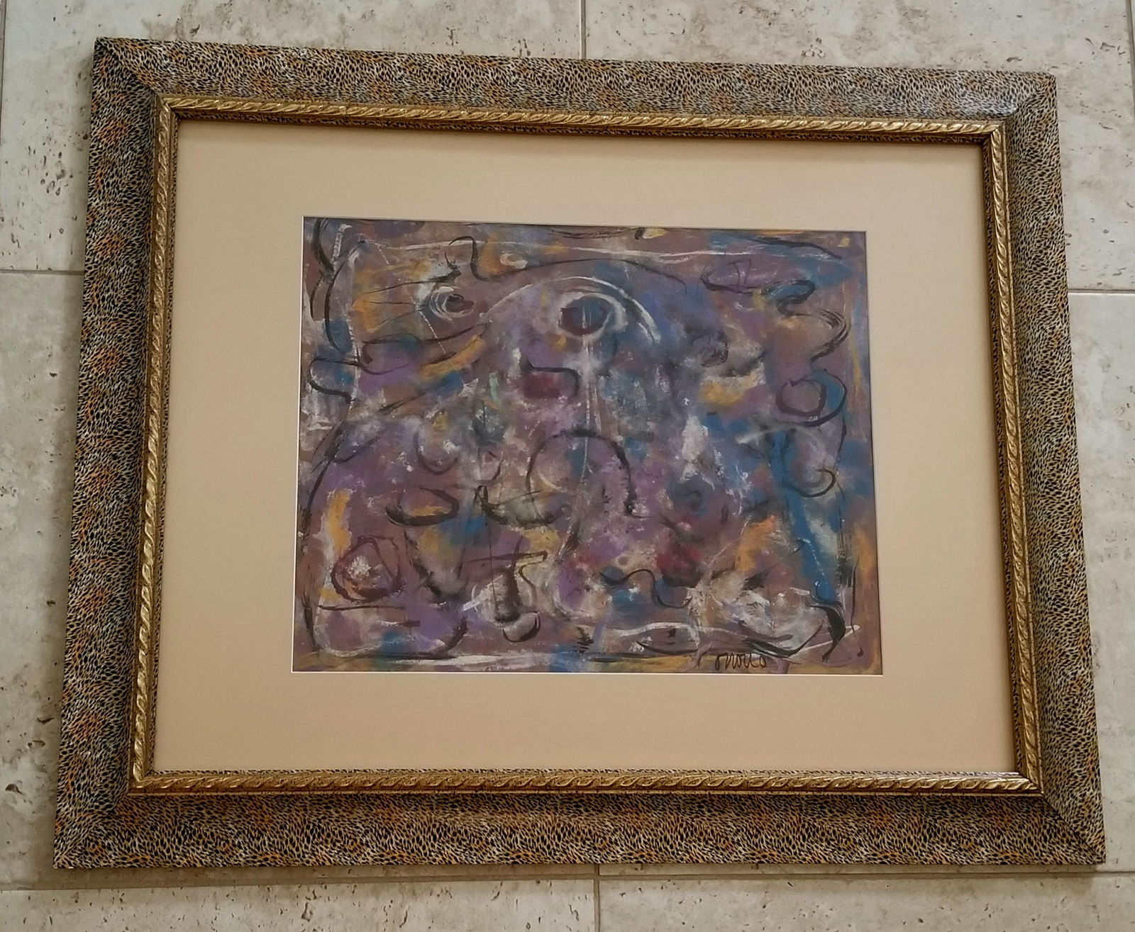 Alfonso A Ossorio Mixed Media Heavy Paper (1 of 3)