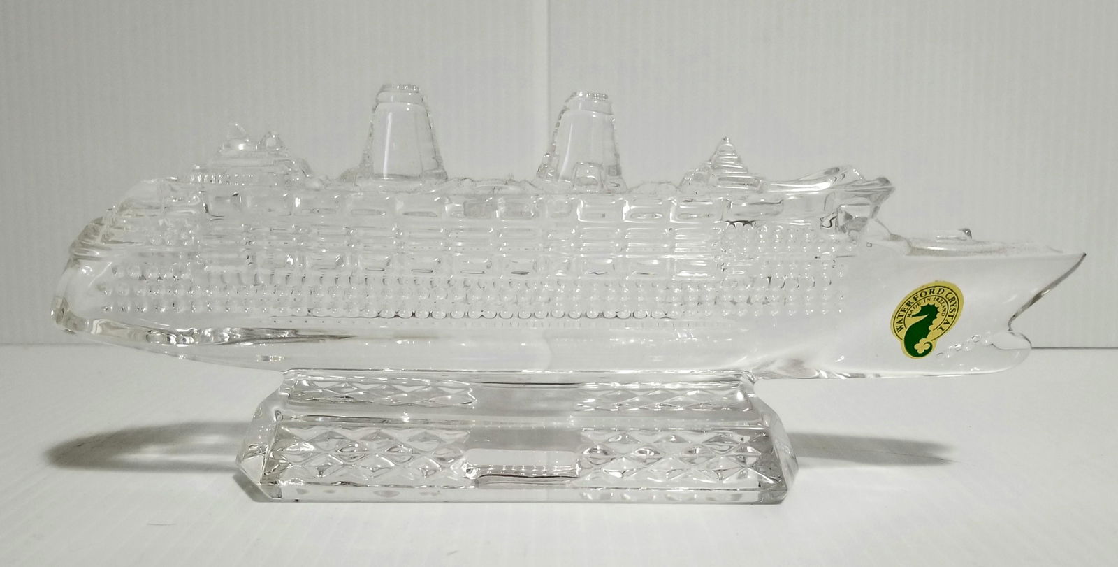 Waterford Crystal Paperweight Ship Cruise (1 of 5)