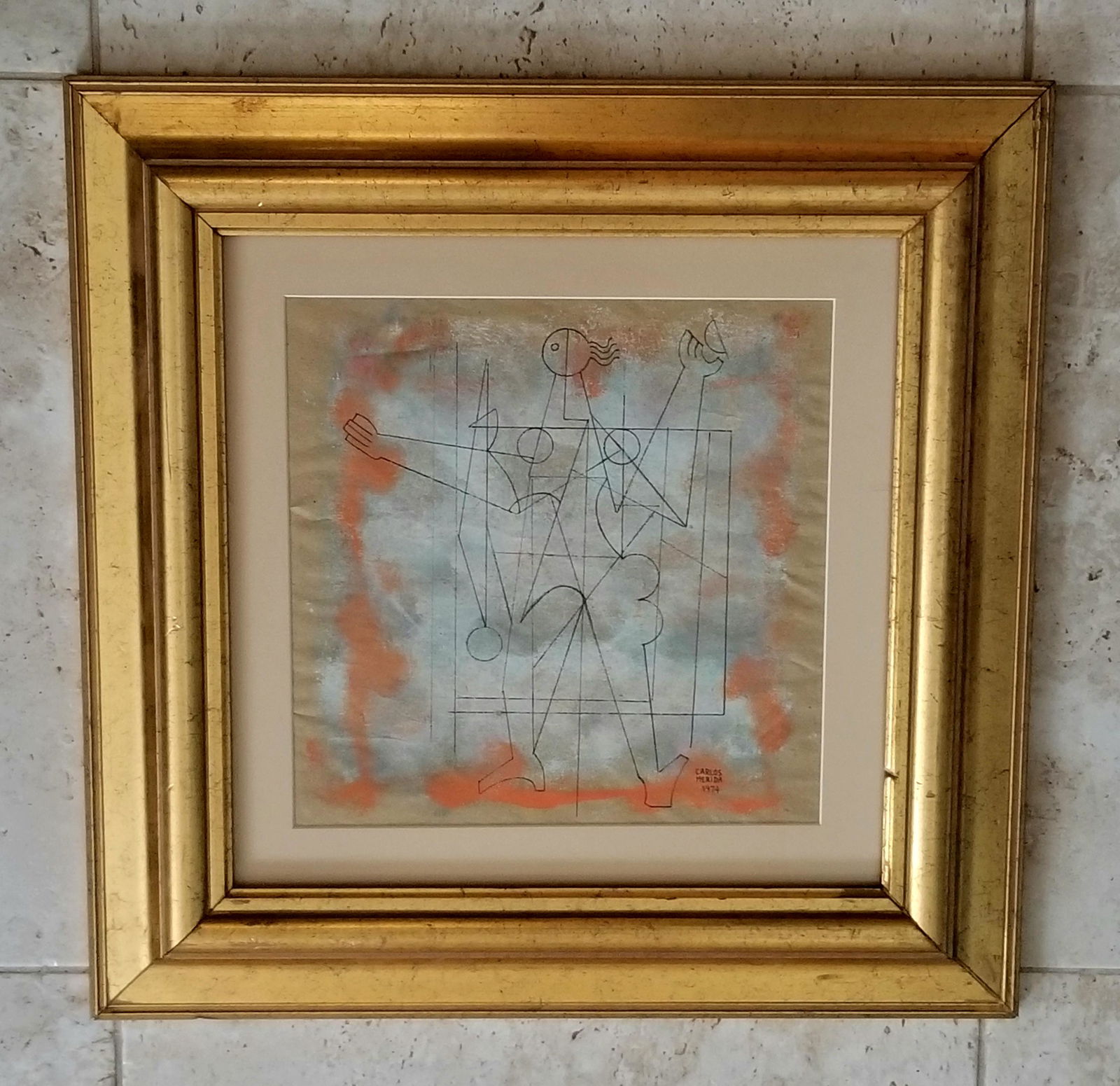 Carlos Merida 1974 Mixed Media (1 of 3)