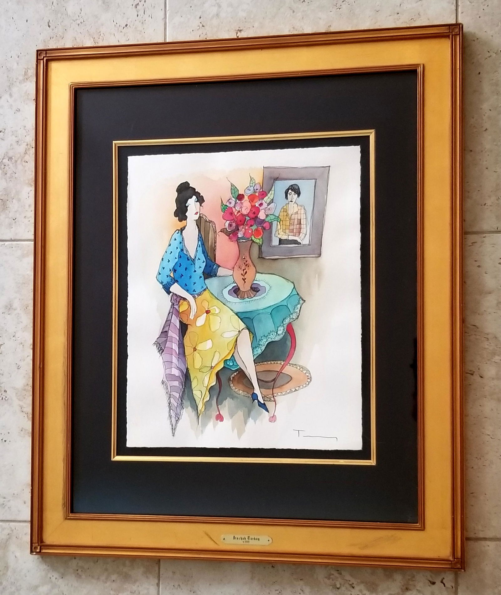 Itzchak Tarkay Mixed Media on Paper (1 of 4)