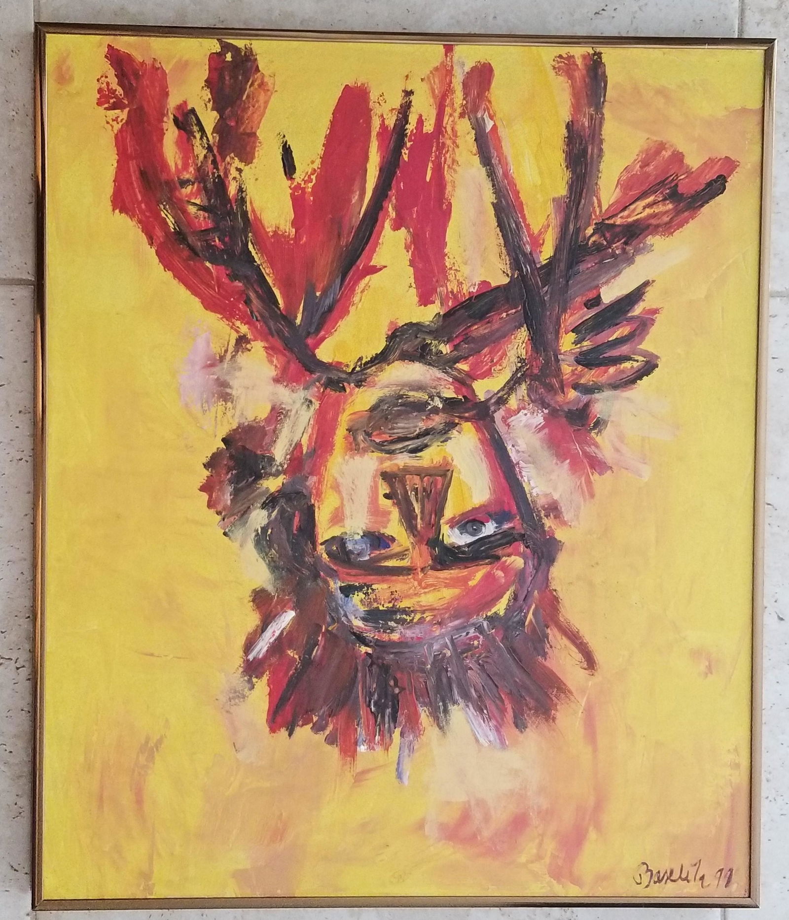 Georg Kern Baselitz 1999 Oil Canvas (1 of 3)