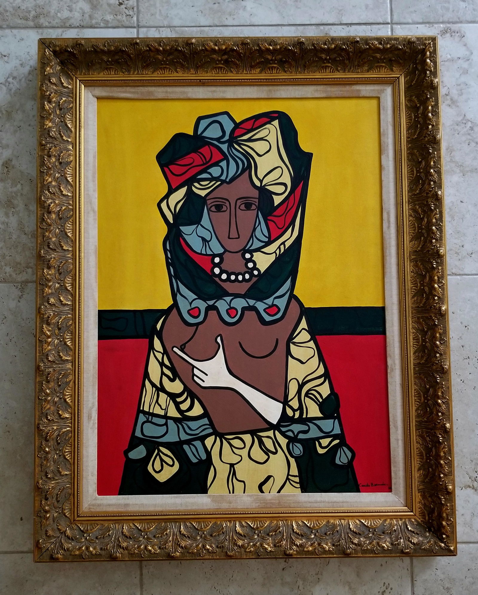 Cundo Bermudez 1986 Oil Canvas (1 of 3)