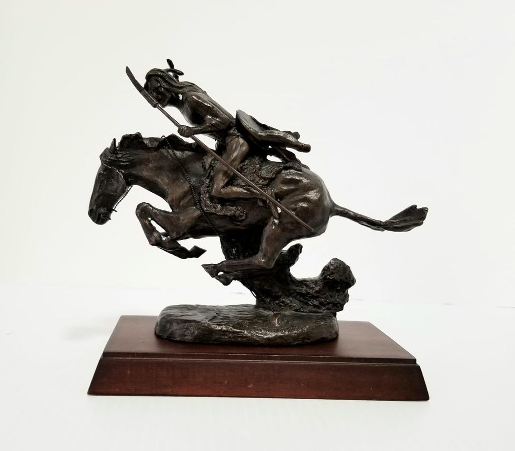 Frederic Remington The Cheyenne Bronze Sculpture (1 of 6)