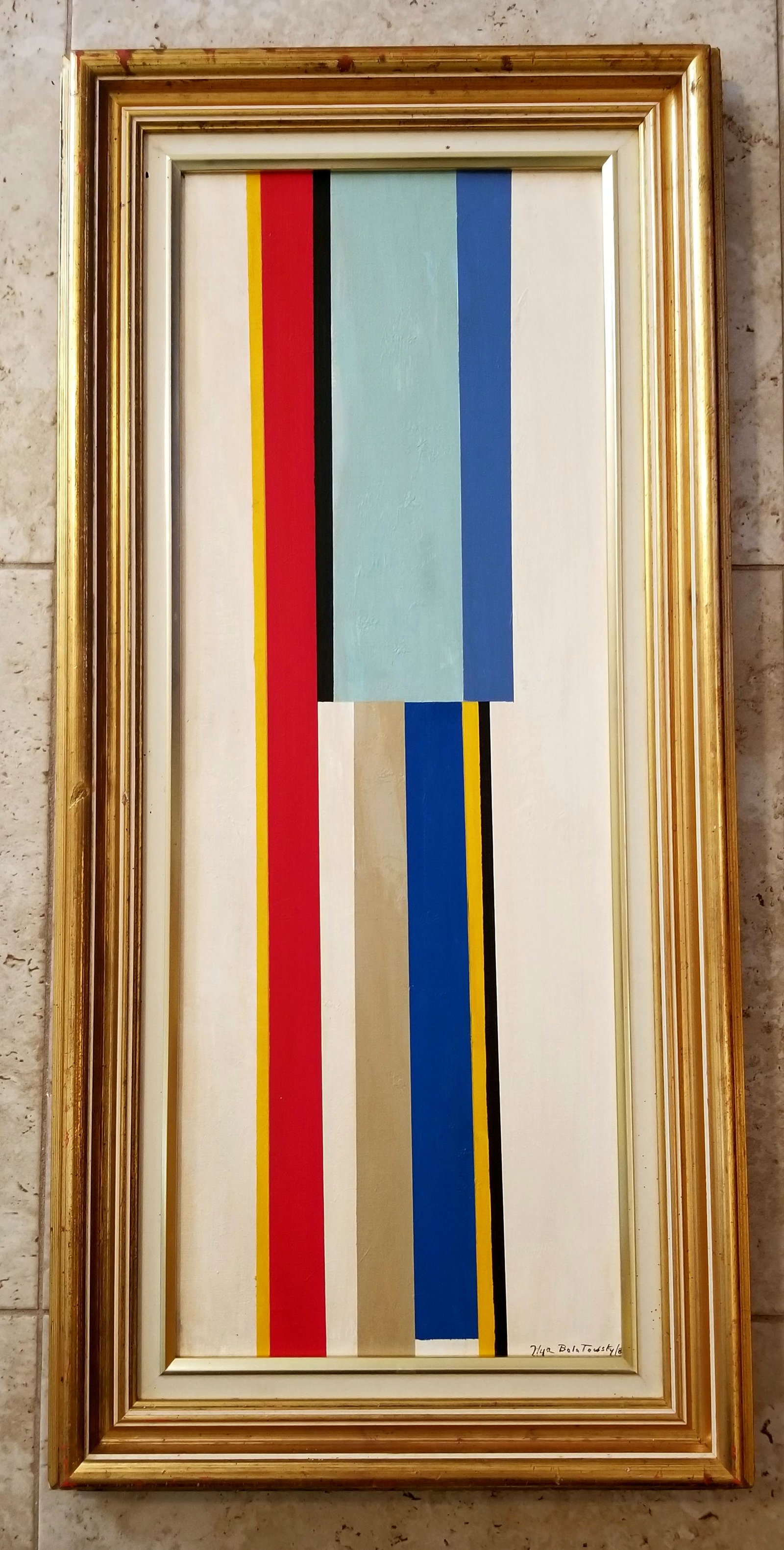 Ilya Bolotowsky Acrylic on Canvas (1 of 3)