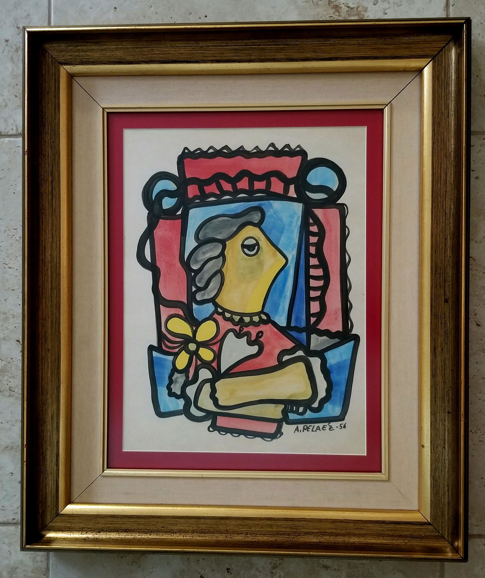 Amelia Pelaez Mixed Media on Paper (1 of 3)