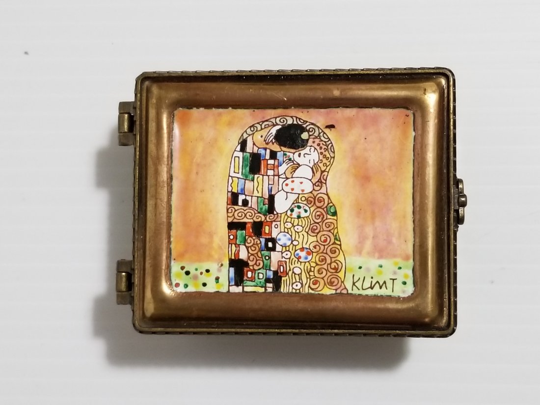 Klint Enamel Hand Painted Jewelry Box (1 of 5)