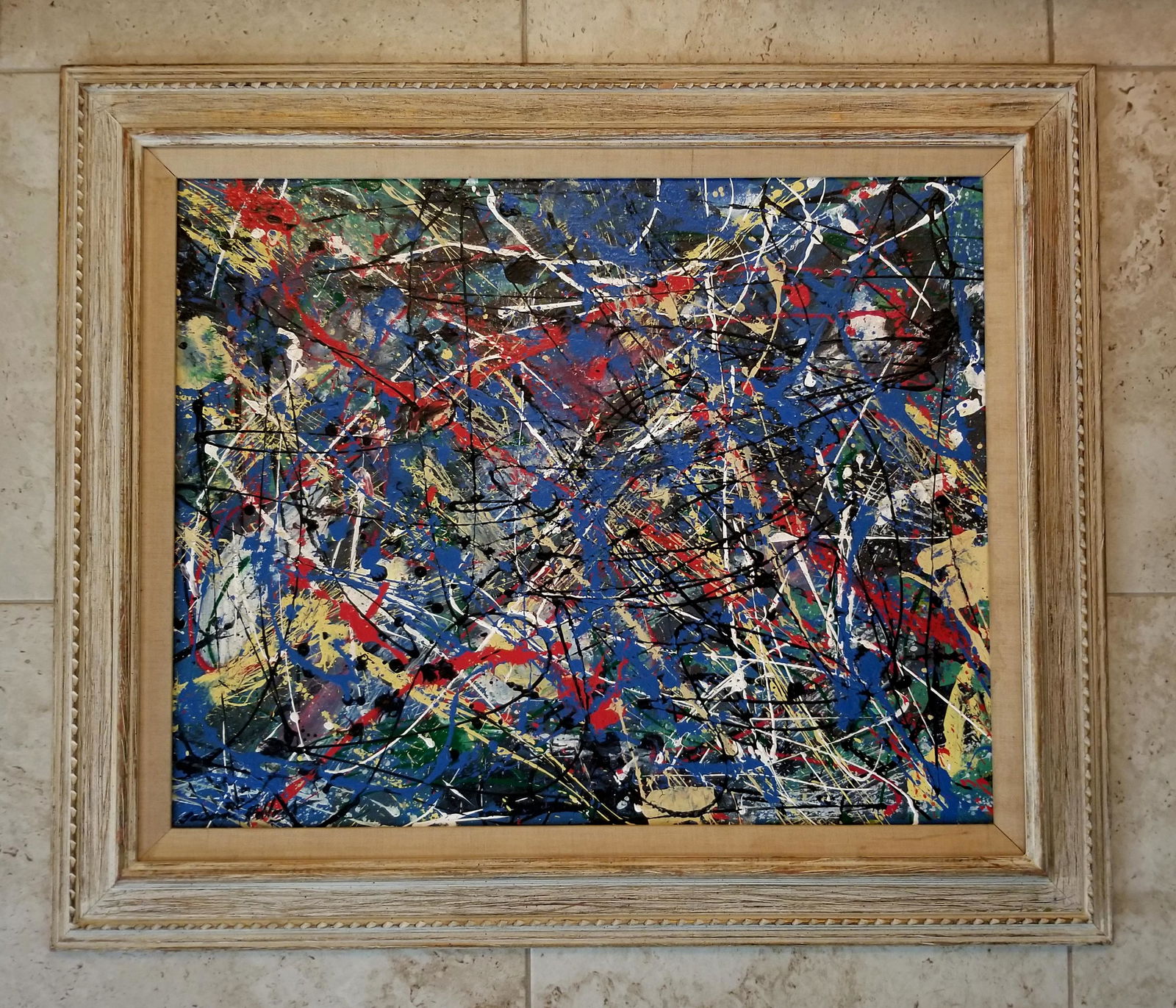 Jackson Pollock Enamel Oil on Board (1 of 3)