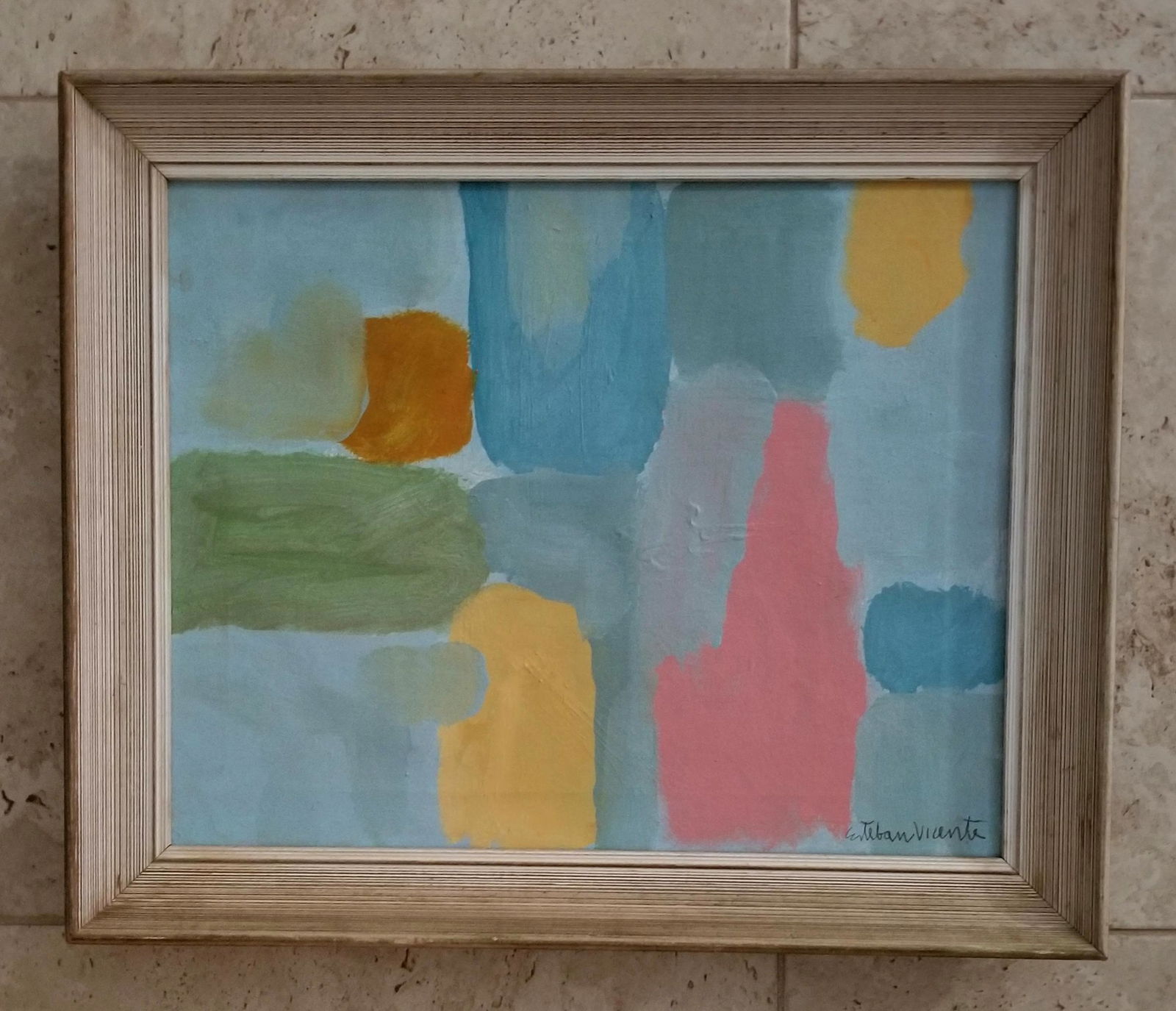 Esteban Vicente Oil Canvas (1 of 3)