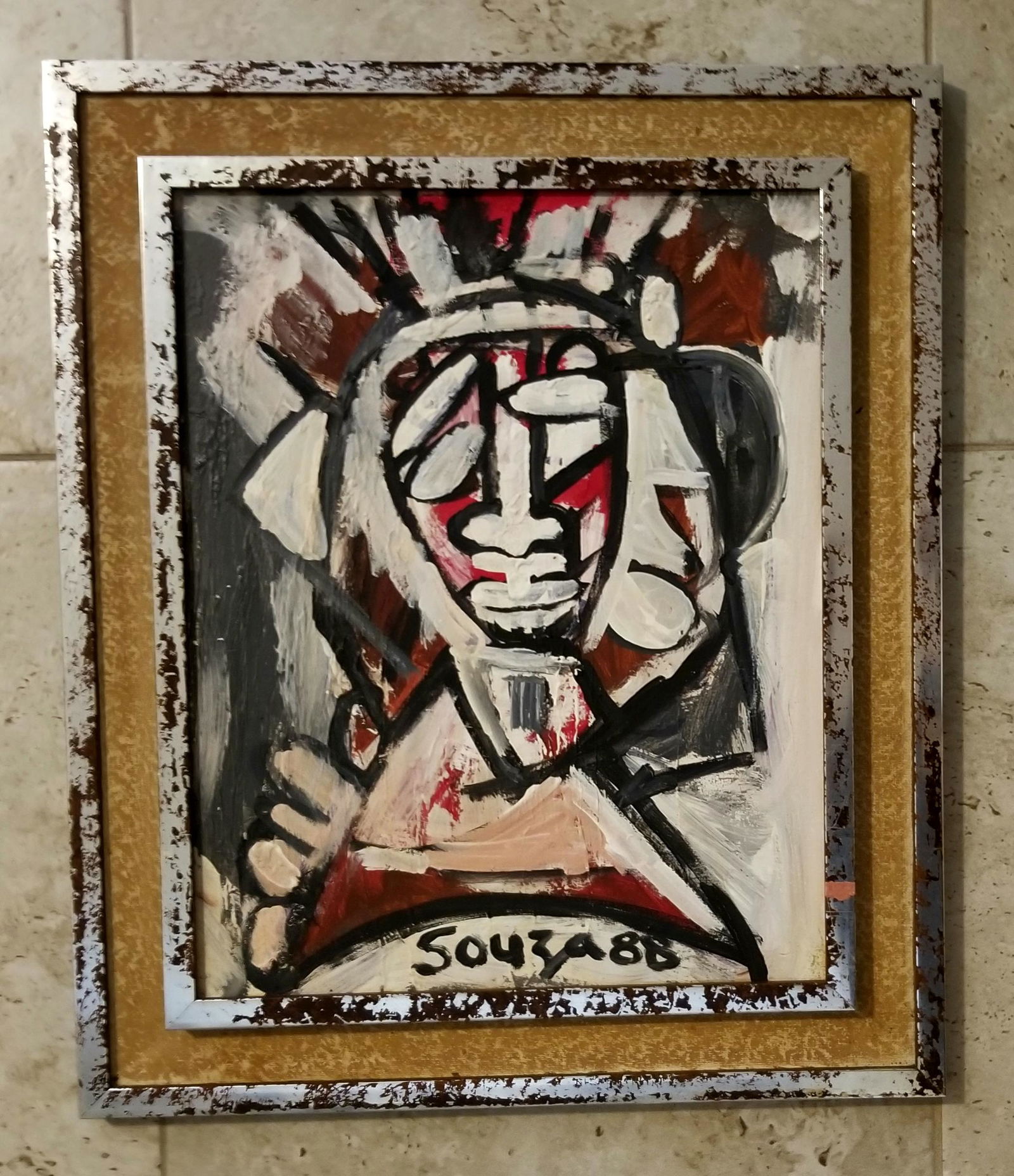 Francis Souza 1988 Oil Canvas (1 of 4)