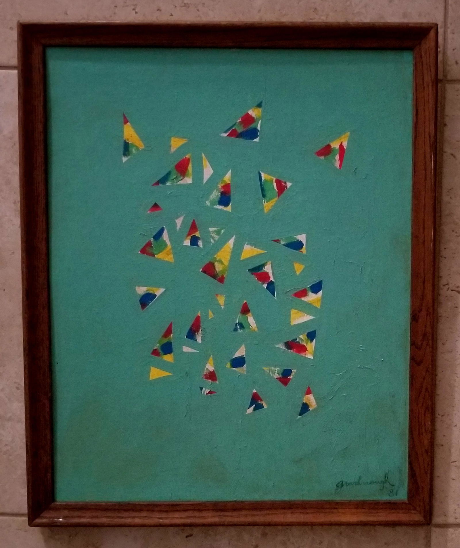 Robert Arthur Goodnough 1981 Acrylic Oil Canvas (1 of 2)