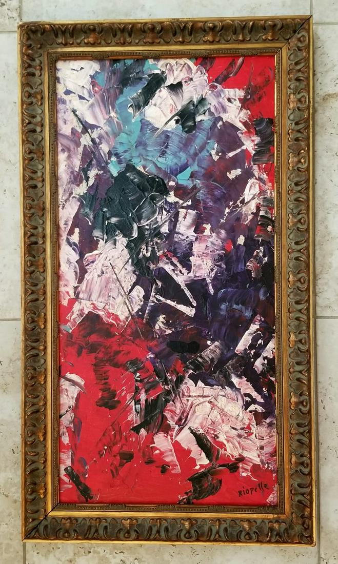 Amazing Jean Paul Riopelle Oil Canvas (1 of 3)