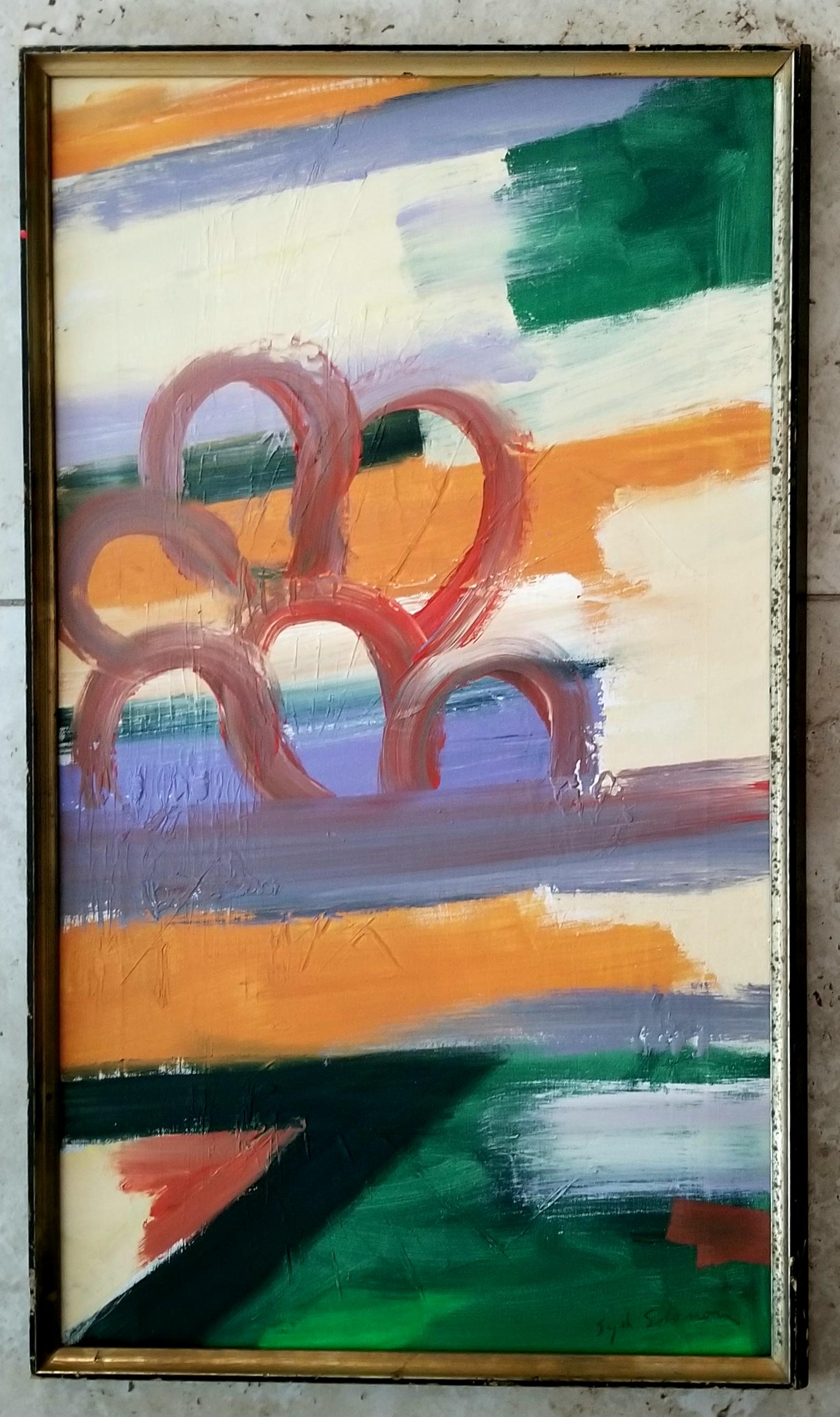 Syd Solomon Oil and Acrylic Canvas (1 of 3)