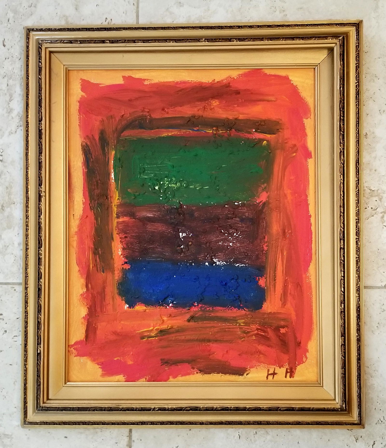 Howard Eliot Hodgkin Oil Canvas (1 of 3)