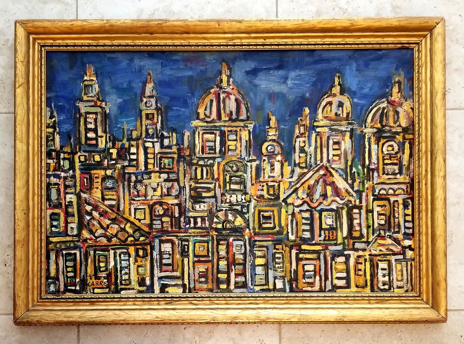 Rene Portocarrero Oil Canvas (1 of 4)