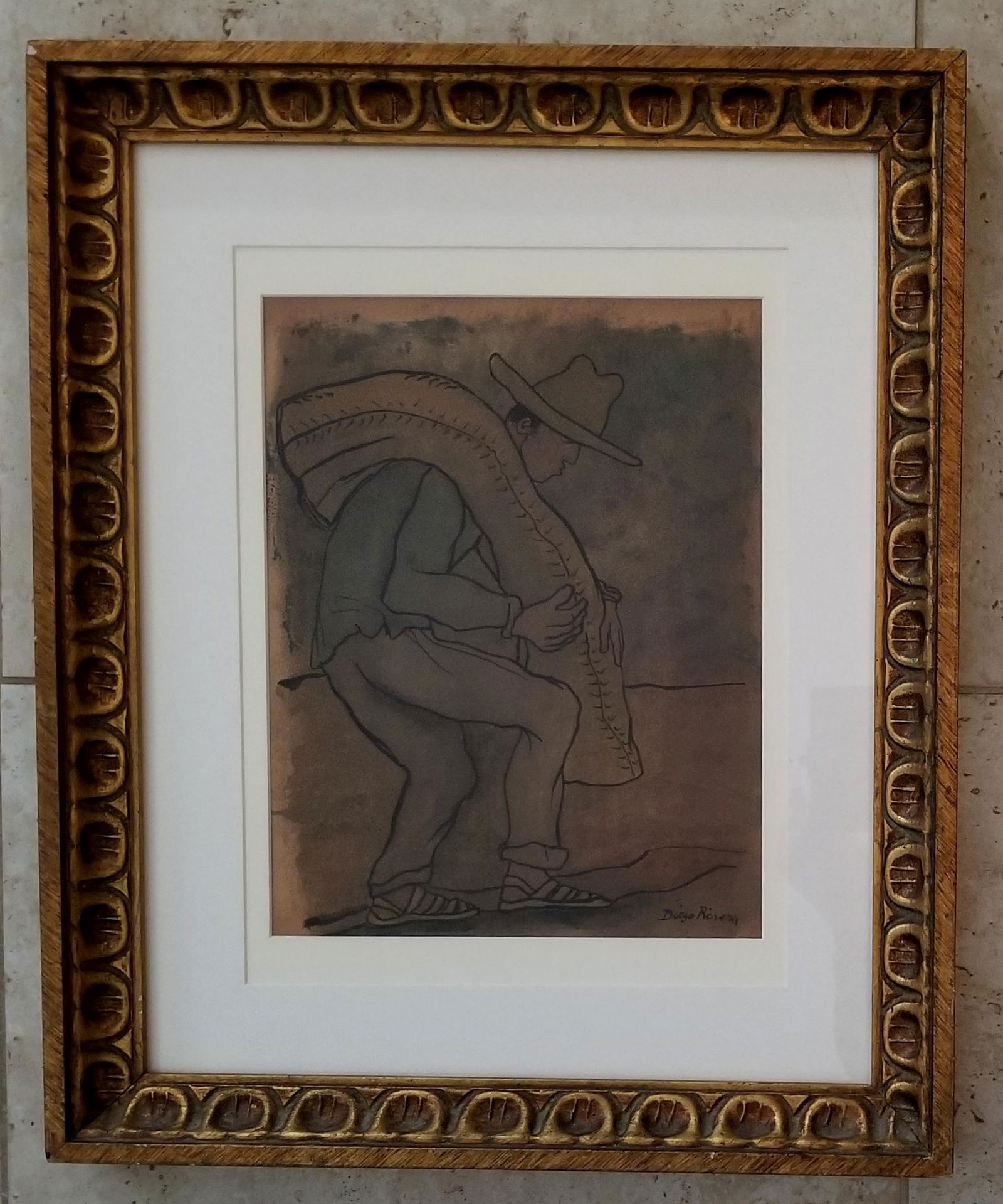 Diego Rivera Watercolor Mixed Media Paper (1 of 3)