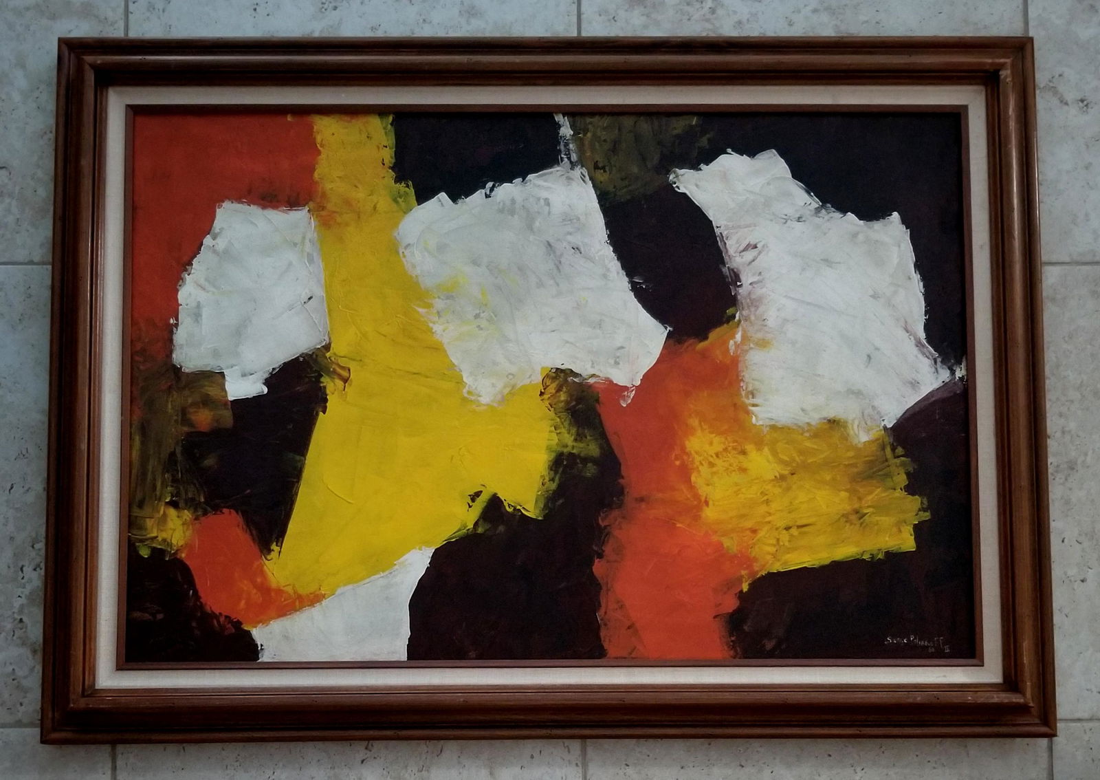 Serge Poliakoff 1966 Oil Canvas (1 of 3)