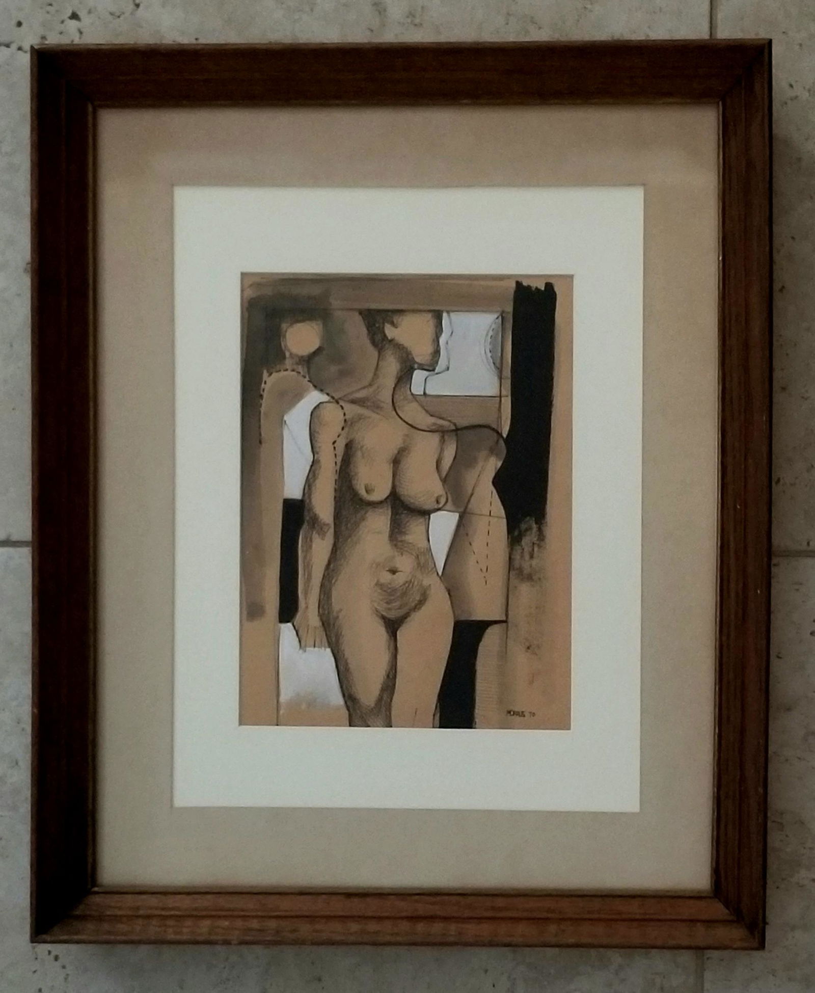 Armando Morales 1970 Mixed Media on Paper: Attributed to Armando Morales, it does not have a COA. Medium: mixed media on paper, 22 x 18 inches. Provenance: private owner from Colorado. Biography: Armando Morales, born January 15, 1927 in Grana