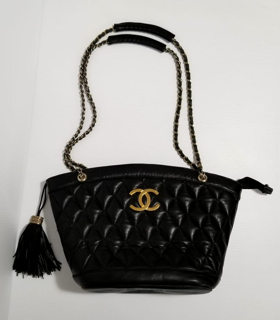 Vintage Chanel Double Flap Leather Bag (1 of 13)