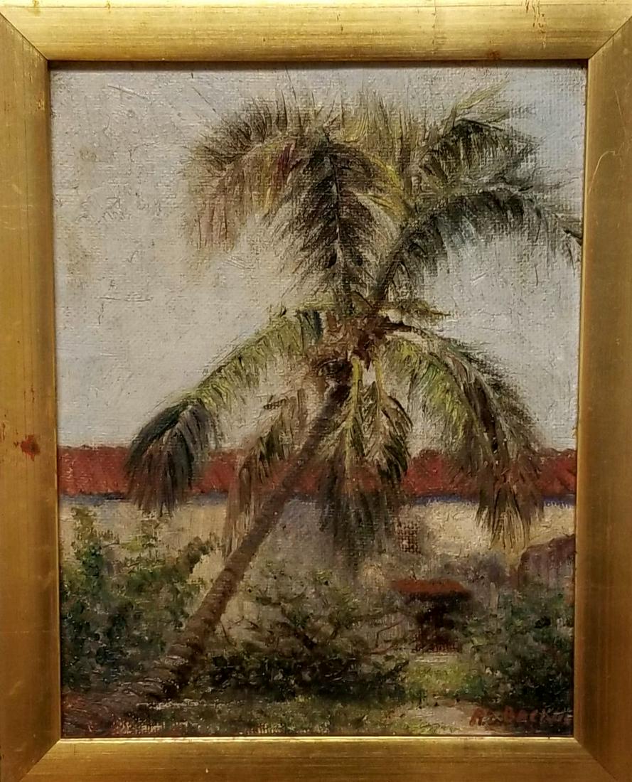 Albert Ernest Beanie Backus Oil Canvas (1 of 2)