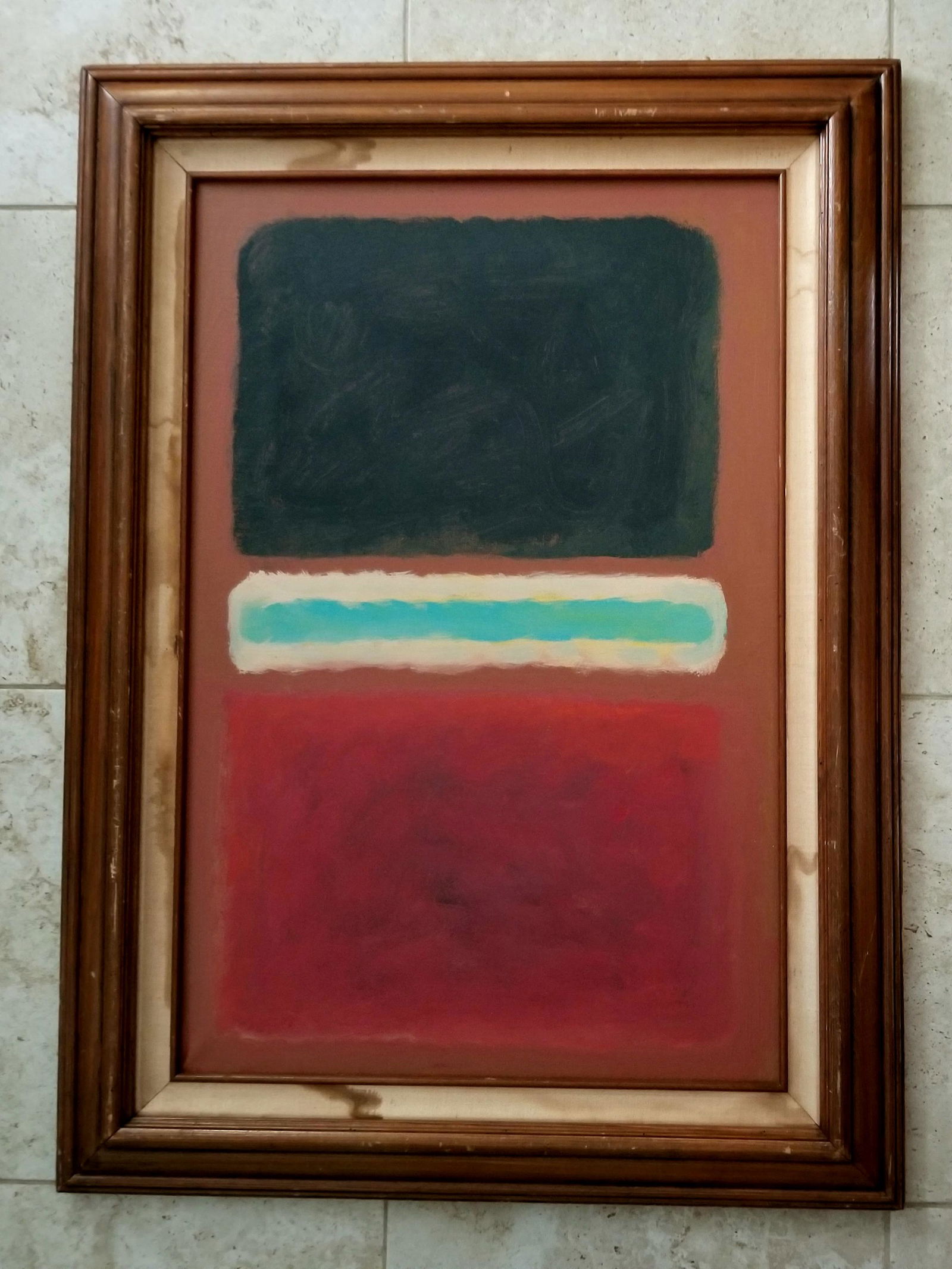 Mark Rothko Large Oil Canvas (1 of 3)