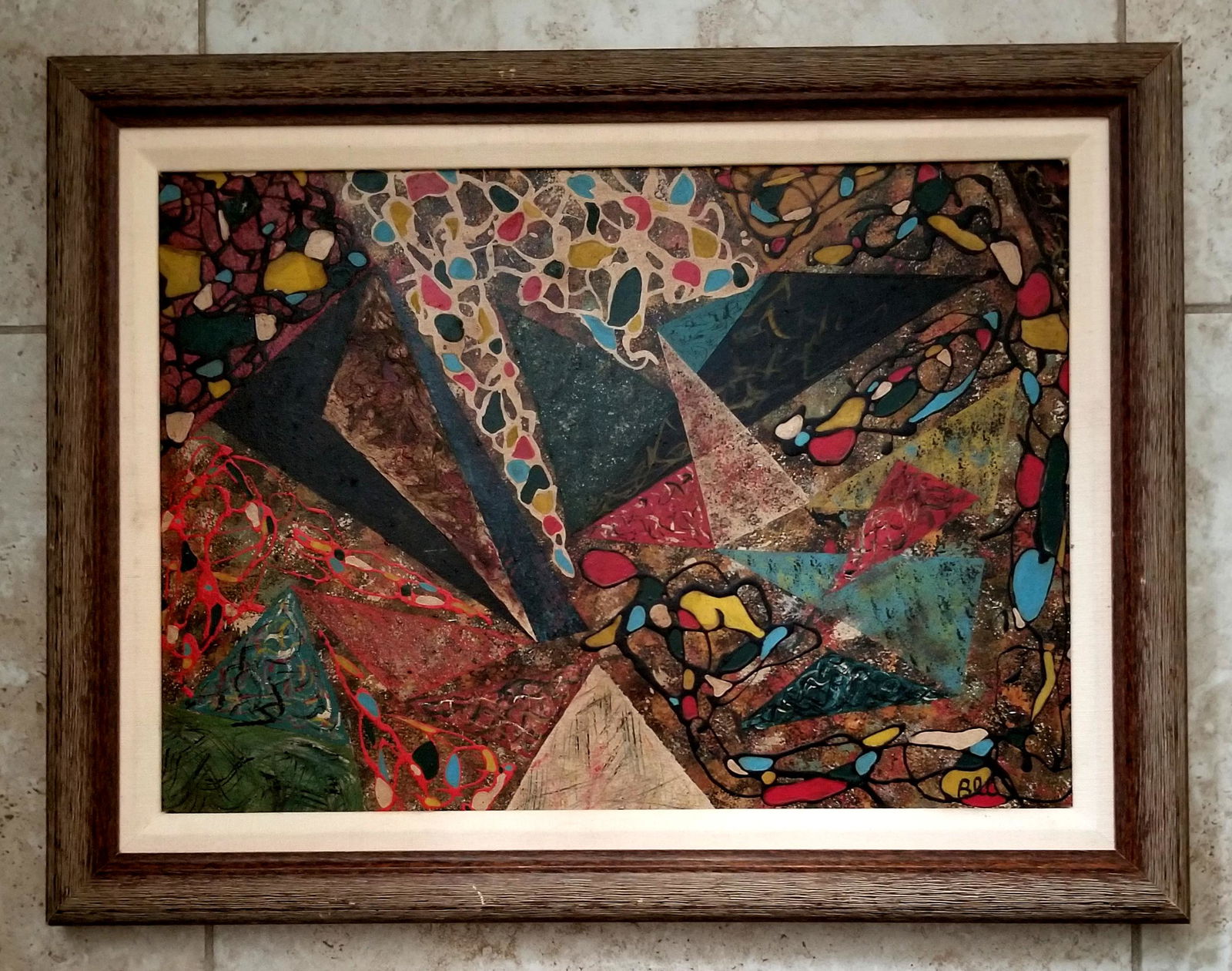 Ben L Culwell Oil Mixed Media Board (1 of 3)