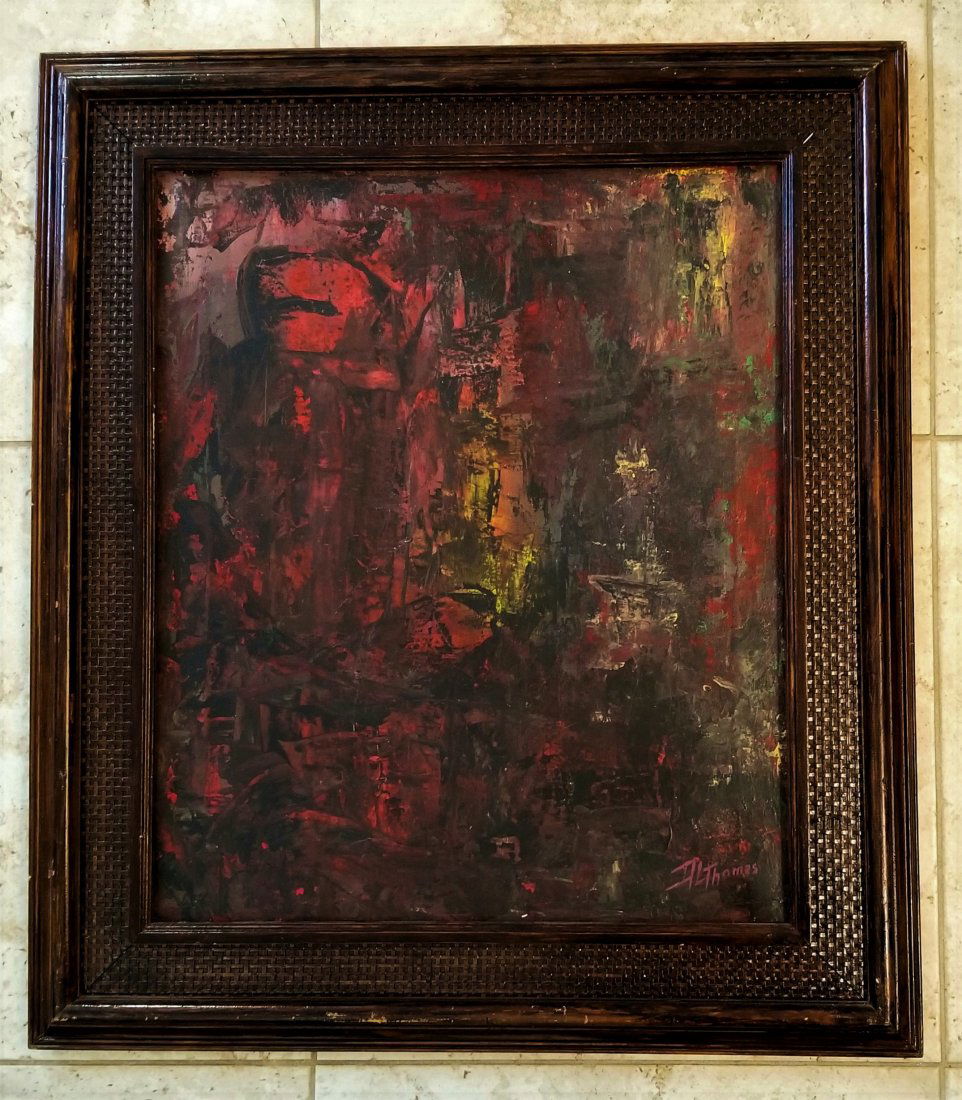 Alma Woodsey Thomas Oil Canvas (1 of 3)