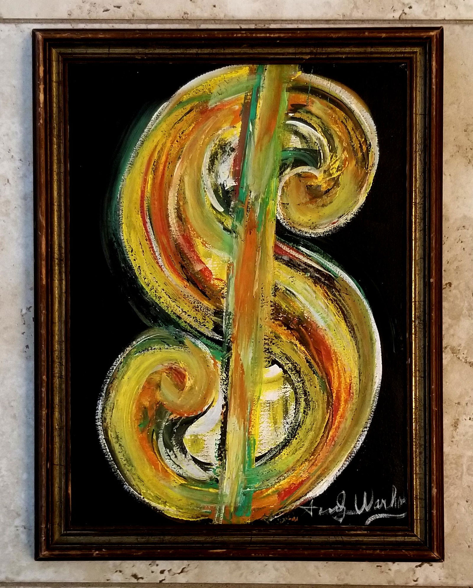 Andy Warhol Oil Canvas (1 of 3)