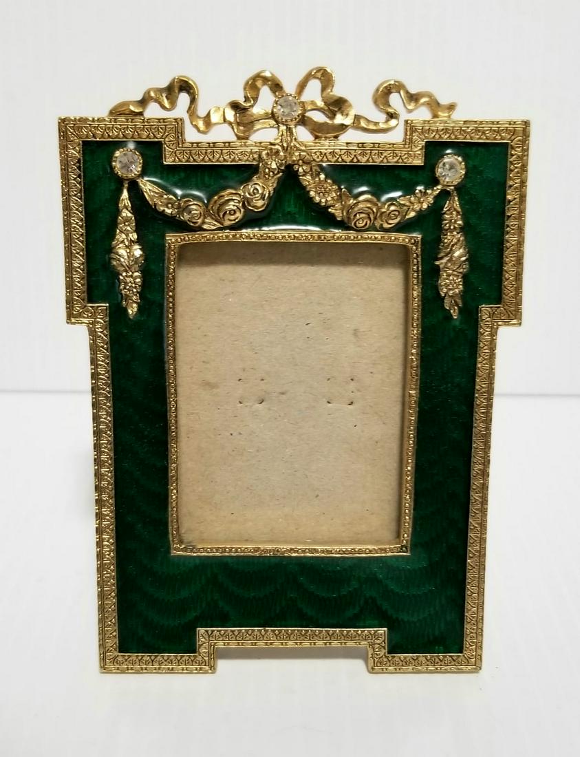Vintage Terragrafics Enamel Green Picture Frame (1 of 3)